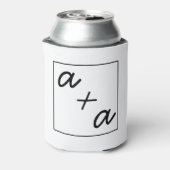 Maßgeschneiderte Hochzeitskissen, Personalisiertes Dosenkühler (Kanne Rückseite)