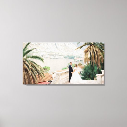 Maßgeschneiderte Hochzeitslandschaft Foto Leinwanddruck (Vorderseite)
