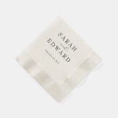 Maßgeschneiderte Hochzeitsnapkins Serviette (Ecke)