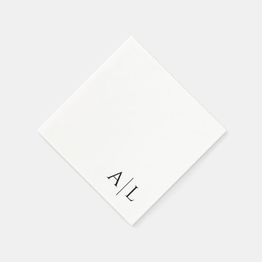 Maßgeschneiderte Hochzeitsnapkins Serviette (Ecke)