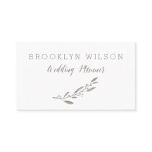 Maßgeschneiderte Hochzeitsplaner Business Cards Gr