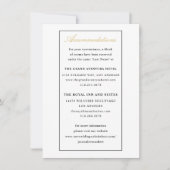 Maßgeschneiderte Hochzeitsreisekarte zu beschneide Einladung (Vorderseite)