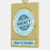 Maßgeschneiderte Hockey Coach Holiday Ornament #1 (Links)