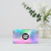 Maßgeschneiderte Holografie-Logo-Kunst Visitenkarte (Stehend Vorderseite)