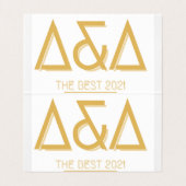 Maßgeschneiderte, horizontal geklappte Visitenkart Visitenkarten (Innenseite Aufgefaltet)