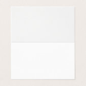 Maßgeschneiderte, horizontal geklappte Visitenkart Visitenkarten (Außenseite Aufgefaltet)