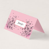 Maßgeschneiderte, horizontal geklappte Zelt-Karte (Vorderseite)