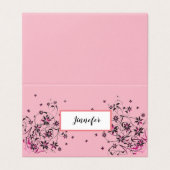 Maßgeschneiderte, horizontal geklappte Zelt-Karte (Außenseite Aufgefaltet)