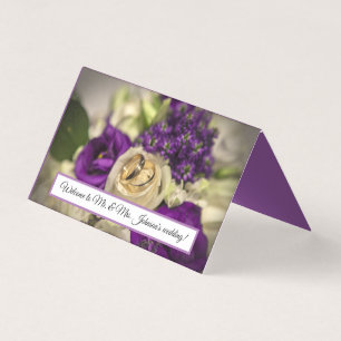 Maßgeschneiderte, horizontal geklappte Zelt-Karte