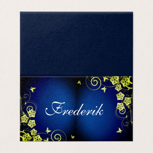 Maßgeschneiderte, horizontal geklappte Zelt-Karte (Außenseite Aufgefaltet)