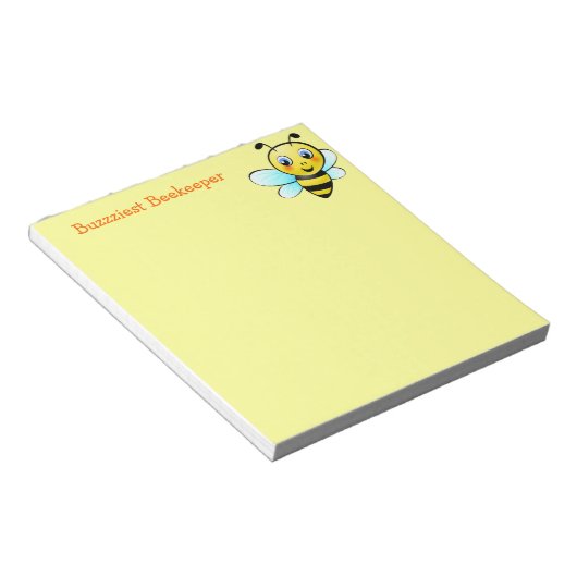 Maßgeschneiderte Hummel Notizblock (angewinkelt)