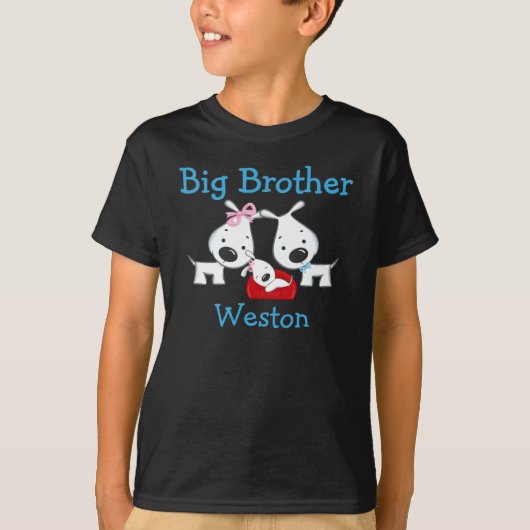 Maßgeschneiderte Hunde Big Brother T - Shirt (Vorderseite)