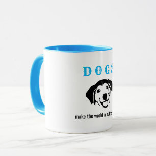 Maßgeschneiderte Hunde machen die Welt zu einem be Tasse