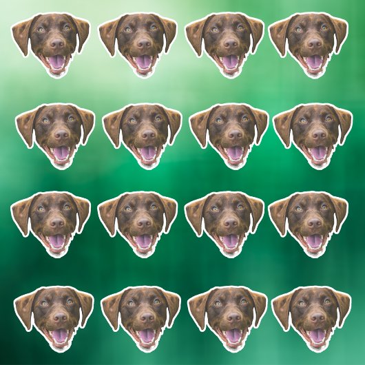 Maßgeschneiderte Hundeankleber, Hundeschenkgeschen Aufkleber