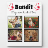 Maßgeschneiderte Hundedecke der Familie 4 Foto Fotoplatte (Vorderseite)