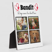 Maßgeschneiderte Hundedecke der Familie 4 Foto Fotoplatte (Seite)