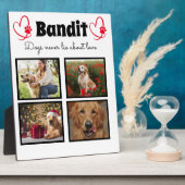 Maßgeschneiderte Hundedecke der Familie 4 Foto Fotoplatte (Seite)