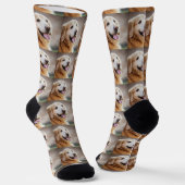 Maßgeschneiderte Hundesocken, Personalisierte Pet  Socken (Gewinkelt)