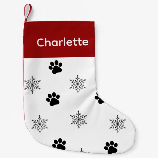 Maßgeschneiderte Hundsocken - Setzen Sie Ihren Nie Kleiner Weihnachtsstrumpf (Vorderseite)