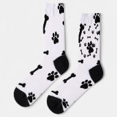 Maßgeschneiderte Hundsocken - Setzen Sie Ihren Nie Socken (Linkes Detail)