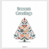 Maßgeschneiderte Hygge Skandinavien Minimalistisch Aufkleber (Blatt)