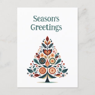Maßgeschneiderte Hygge Skandinavien Minimalistisch Feiertagspostkarte