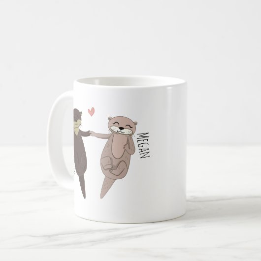 Maßgeschneiderte I-Liebe, die Ihnen gefällt kein O Kaffeetasse (Vorderseite Links)