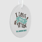 Maßgeschneiderte I-Liebe Ornament (Vorderseite)