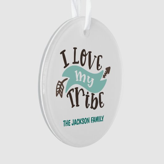 Maßgeschneiderte I-Liebe Ornament (Vorderseite)