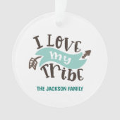 Maßgeschneiderte I-Liebe Ornament (Vorderseite)