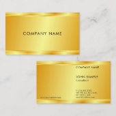 Maßgeschneiderte Imitate Gold Glamour Template Lux Visitenkarte (Vorne/Hinten)