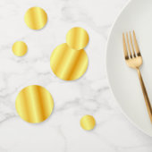 Maßgeschneiderte Imitate Gold Metallic Look Modern Konfetti (Gruppe)