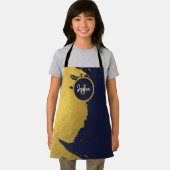 Maßgeschneiderte Imitate Gold Pinselstriche mit Na Schürze (Insitu)