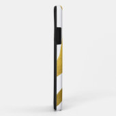 Maßgeschneiderte Imitate Gold Zebra Print Stripes Case-Mate iPhone Hülle (Hinten/Rechts)