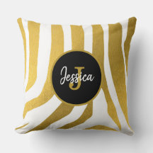 Maßgeschneiderte Imitate Gold Zebra Print Stripes