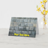 Maßgeschneiderte Inka-Mauer, Ecuador Karte (Gelbe Blume)