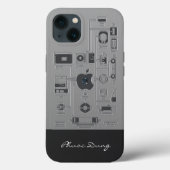 Maßgeschneiderte iPhone Case , iPhone 2G, Opt. 1 (Rückseite)