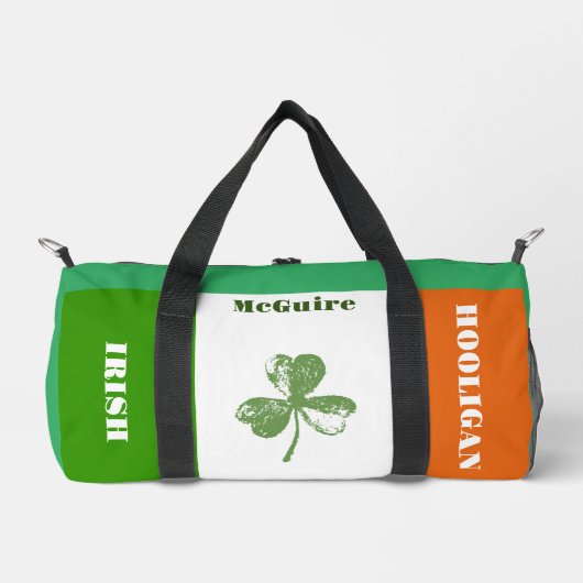 Maßgeschneiderte Irish Hooligan Duffle Bag (Vorderseite)