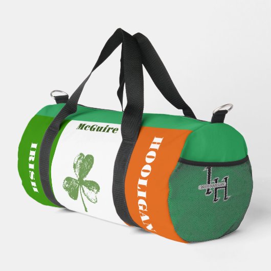 Maßgeschneiderte Irish Hooligan Duffle Bag (Rechte Ecke)