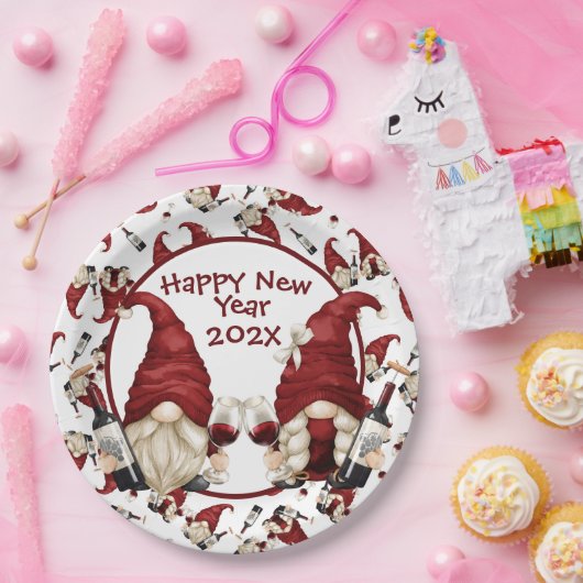 Maßgeschneiderte Jahresneujahrspatine Pappteller (Party)