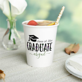 Maßgeschneiderte Jahrgangsklasse für moderne Absch Pappbecher