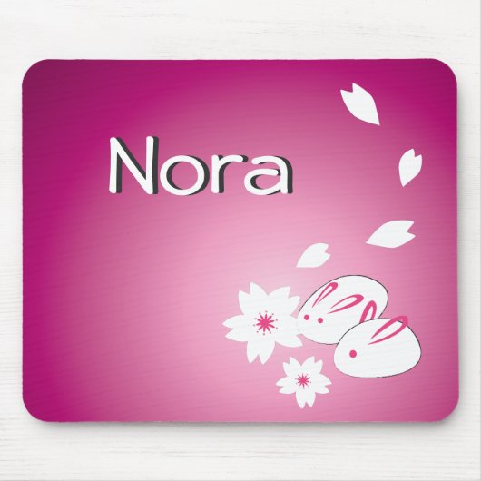 Maßgeschneiderte japanische Schneeräume und Sakura Mousepad (Vorne)