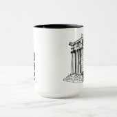 Maßgeschneiderte japanische Tasse für das Schwertd (Zentrum)