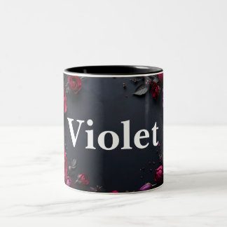 Maßgeschneiderte Kaffee-Tasse mit zwei Tönen im Bl Zweifarbige Tasse