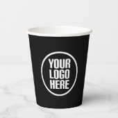 Maßgeschneiderte Kaffeebecher für Ihr Party Pappbecher (Rückseite)
