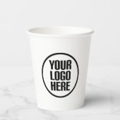 Maßgeschneiderte Kaffeebecher für Ihr Party Pappbecher (Rückseite)