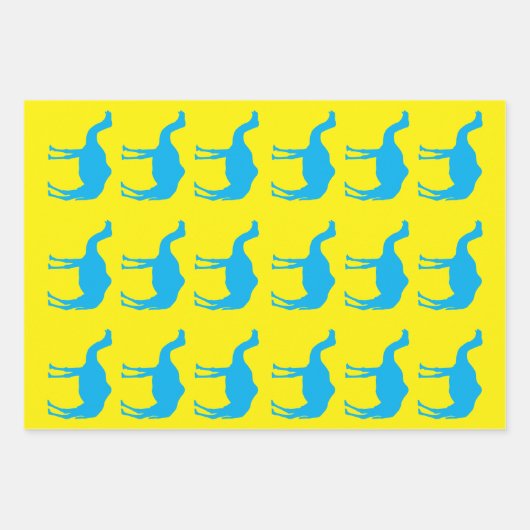 Maßgeschneiderte Kamelmuster-Packpapier Geschenkpapier Set (Vorderseite 3)