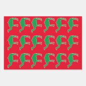 Maßgeschneiderte Kamelmuster-Packpapier Geschenkpapier Set (Vorderseite 2)