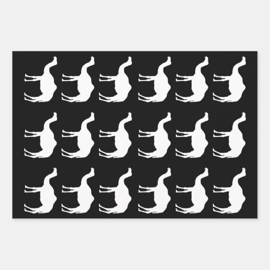 Maßgeschneiderte Kamelmuster-Packpapier Geschenkpapier Set (Vorderseite)