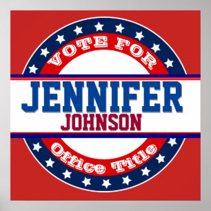 Maßgeschneiderte Kampagnen-Vorlage Poster